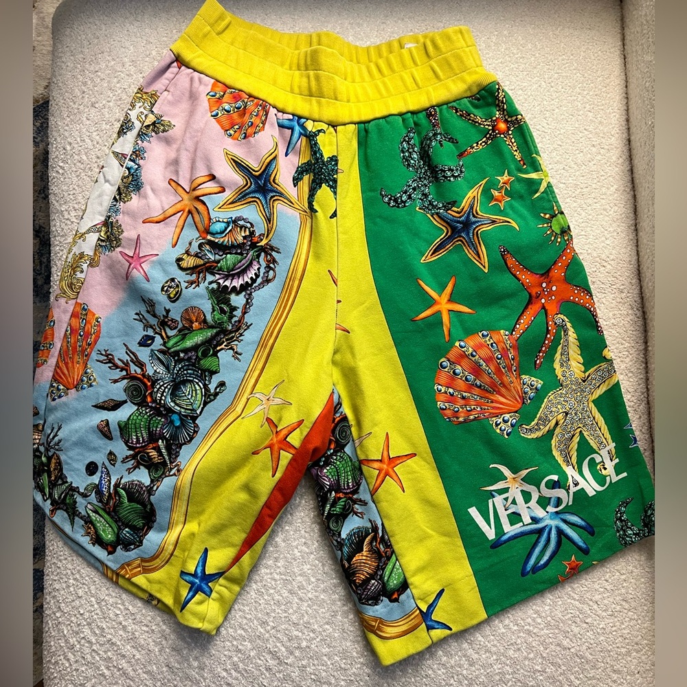 Men’s Versace Trésor De La Mer Printed Bermuda Shorts